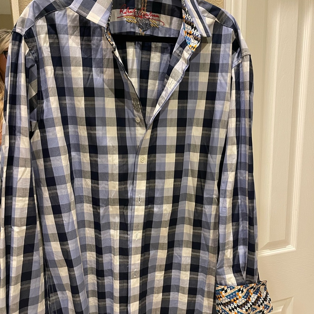 Men's Blue Checkered Shirt